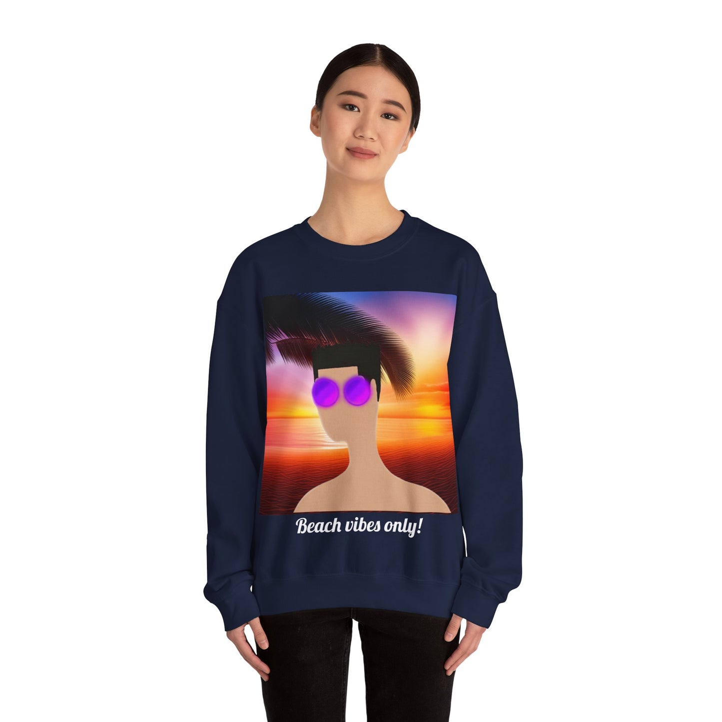 Fun Beach Boy Jaden - Unisex Crewneck Sweatshirt