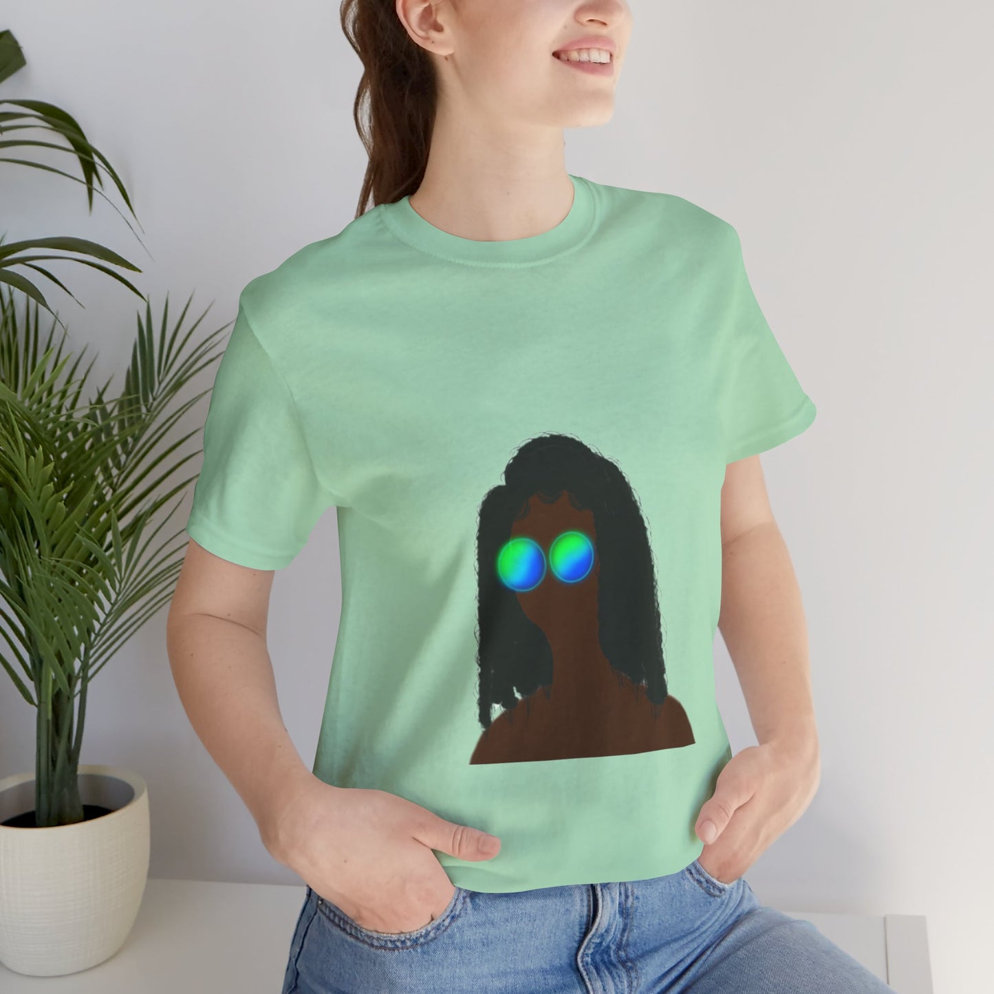 Diana - Long Frizzy Hair Unisex Softstyle T-Shirt