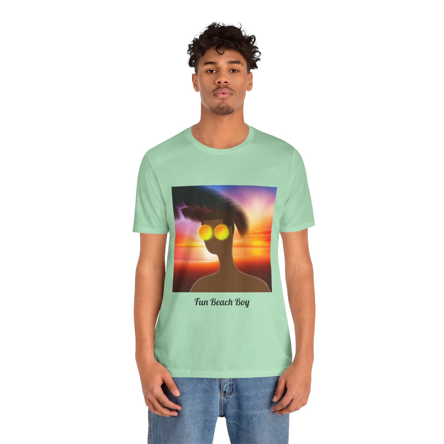 Fun Beach Boy Jeremiah - Unisex Softstyle T-Shirt