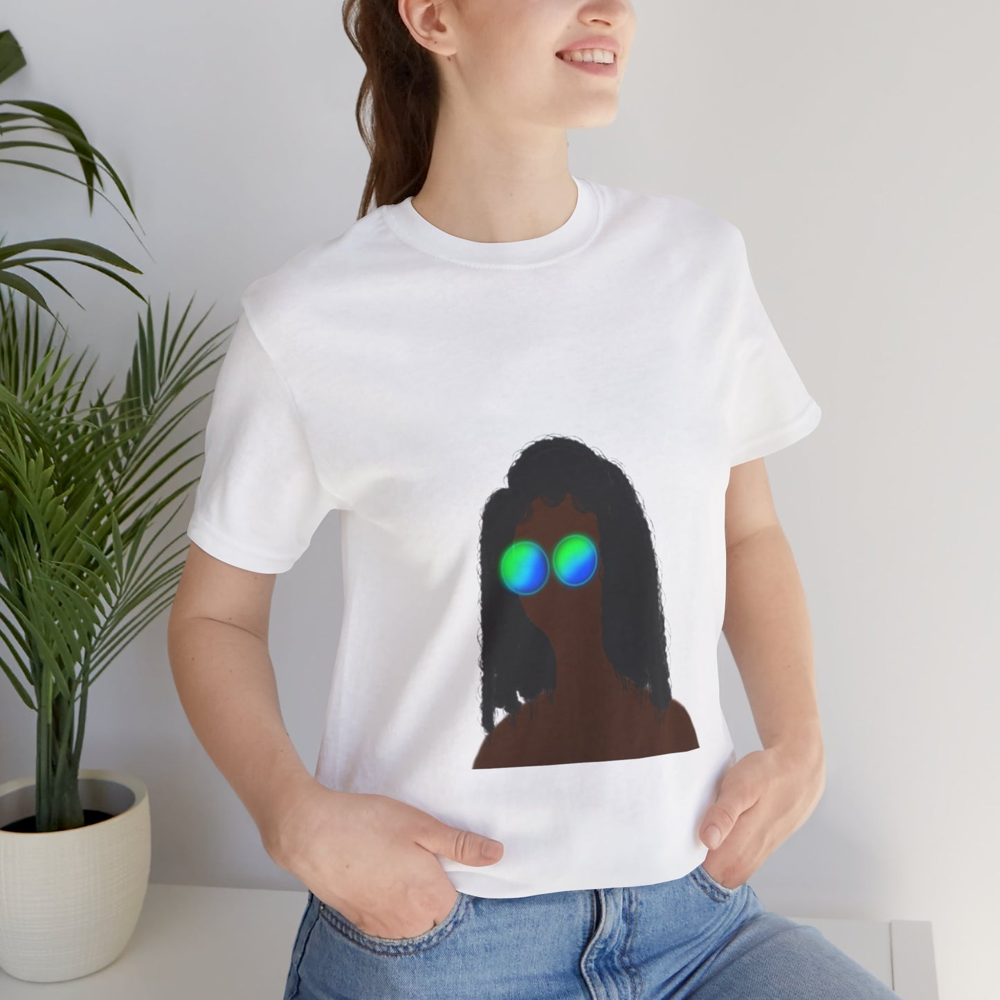 Diana - Long Frizzy Hair Unisex Softstyle T-Shirt