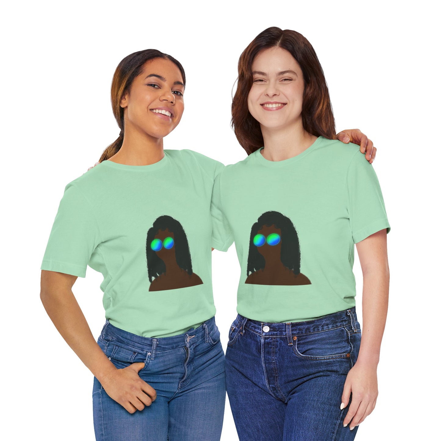 Diana - Long Frizzy Hair Unisex Softstyle T-Shirt