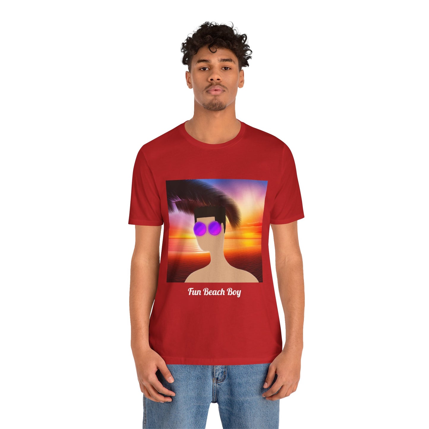 Fun Beach Boy Jaden - Unisex Softstyle T-Shirt