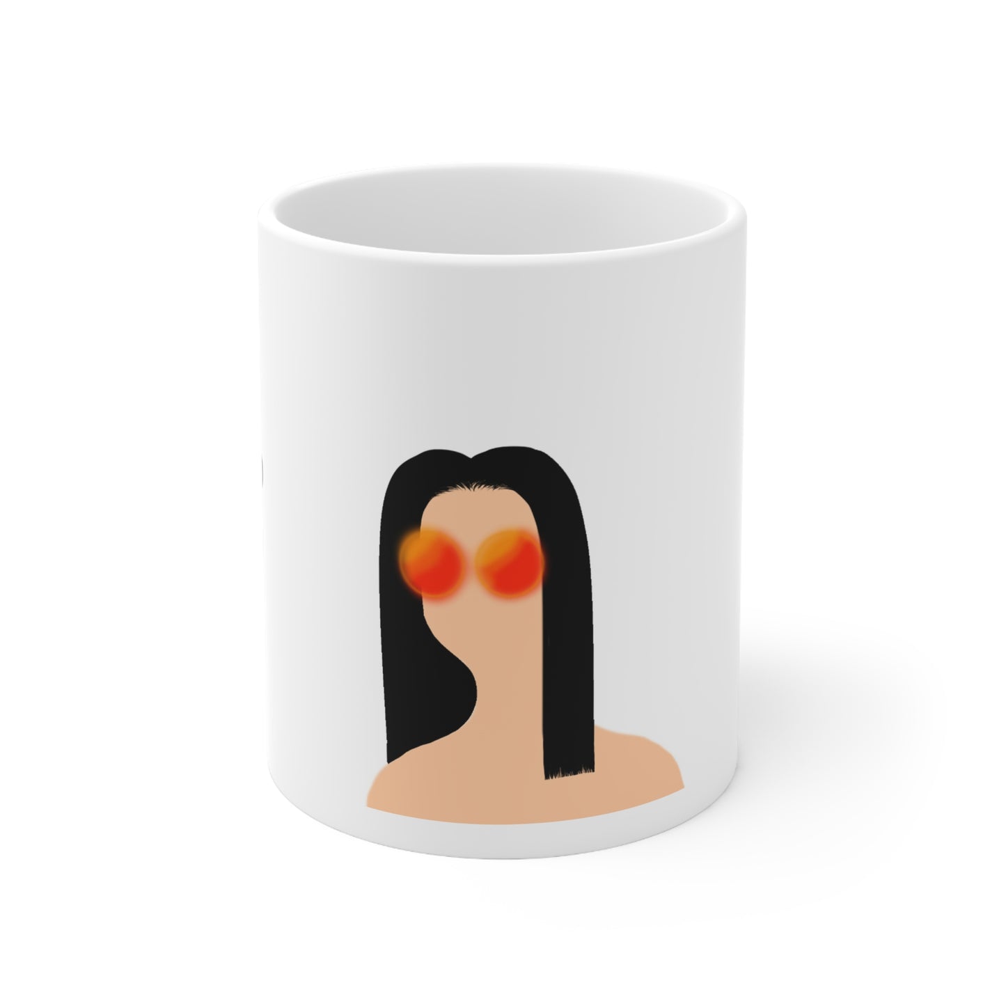 Jasmine - Long Straight Hair Mug 11oz