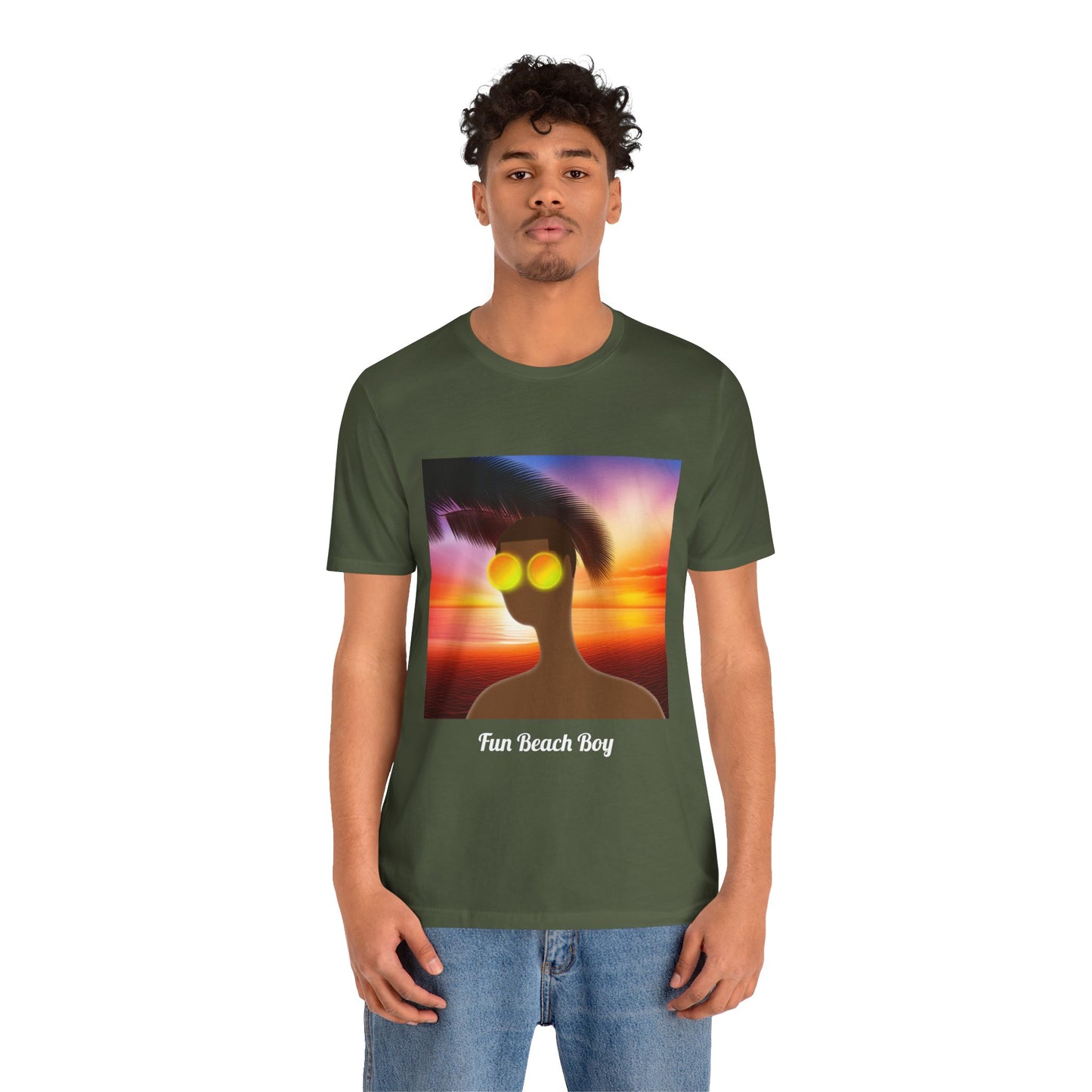 Fun Beach Boy Jeremiah - Unisex Softstyle T-Shirt