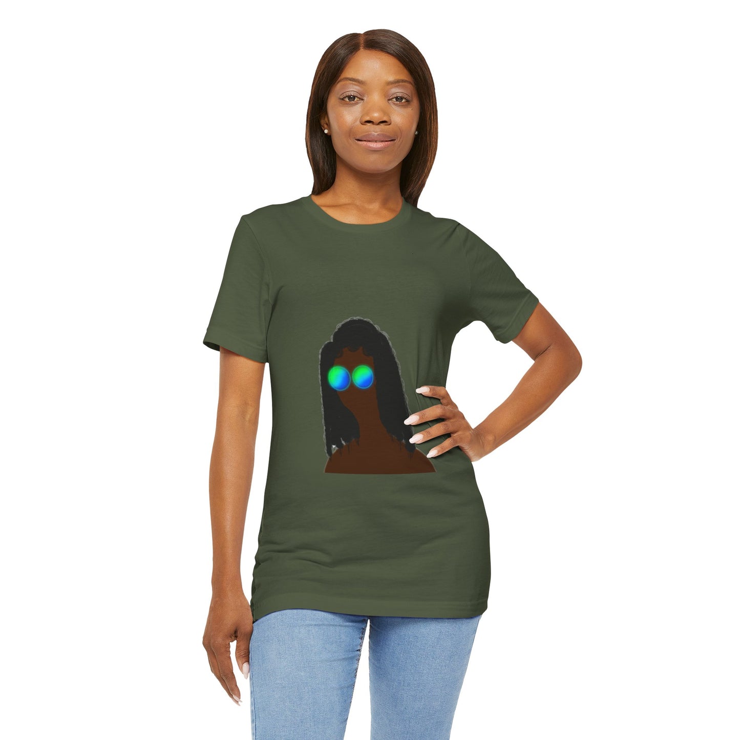 Diana - Long Frizzy Hair Unisex Softstyle T-Shirt