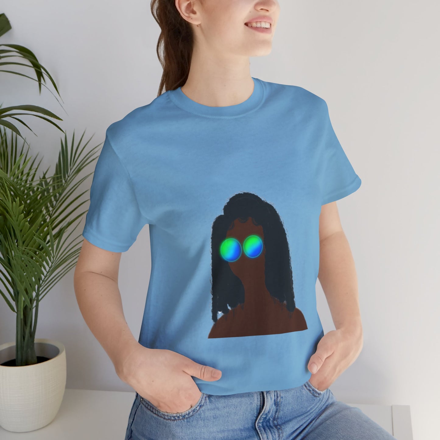 Diana - Long Frizzy Hair Unisex Softstyle T-Shirt