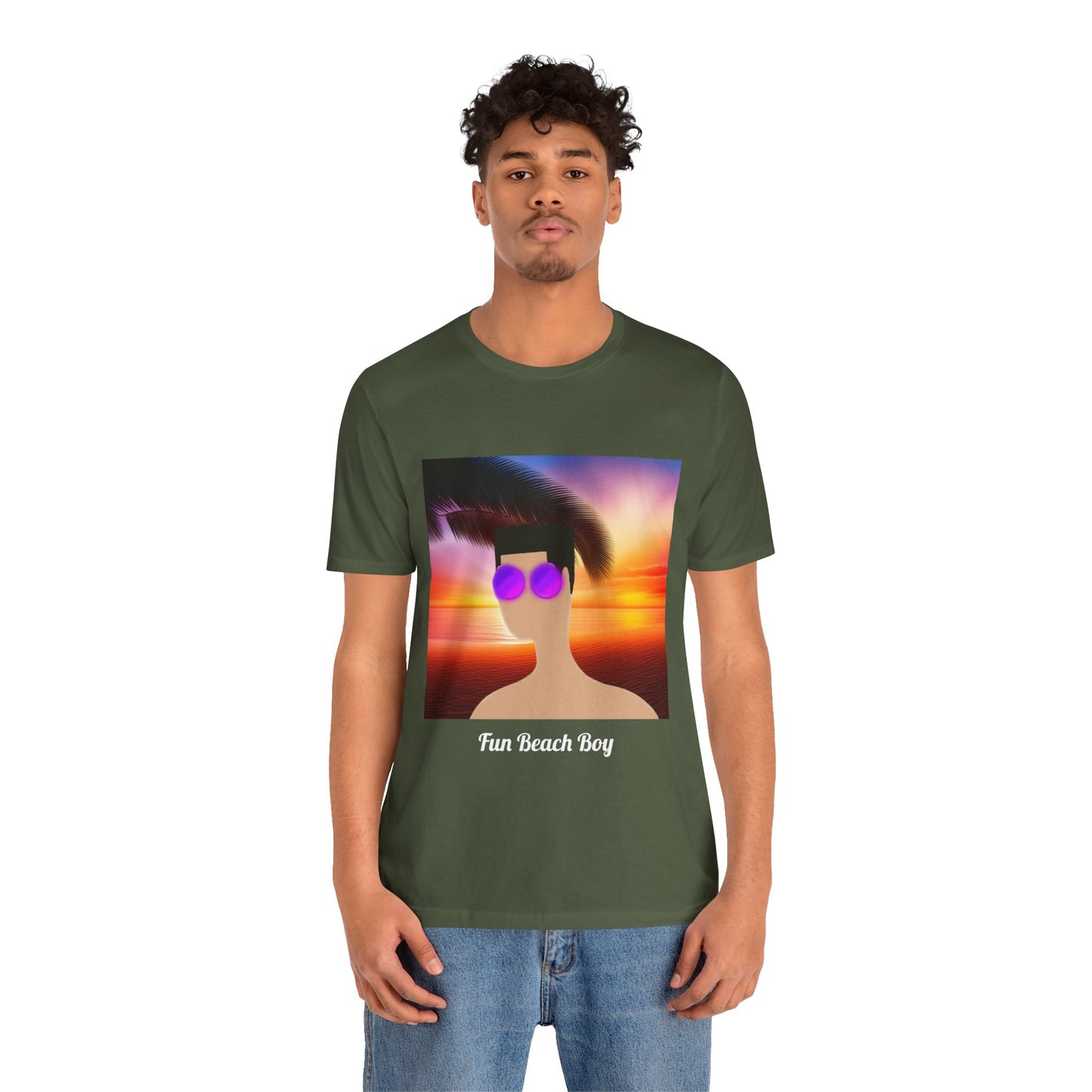 Fun Beach Boy Jaden - Unisex Softstyle T-Shirt